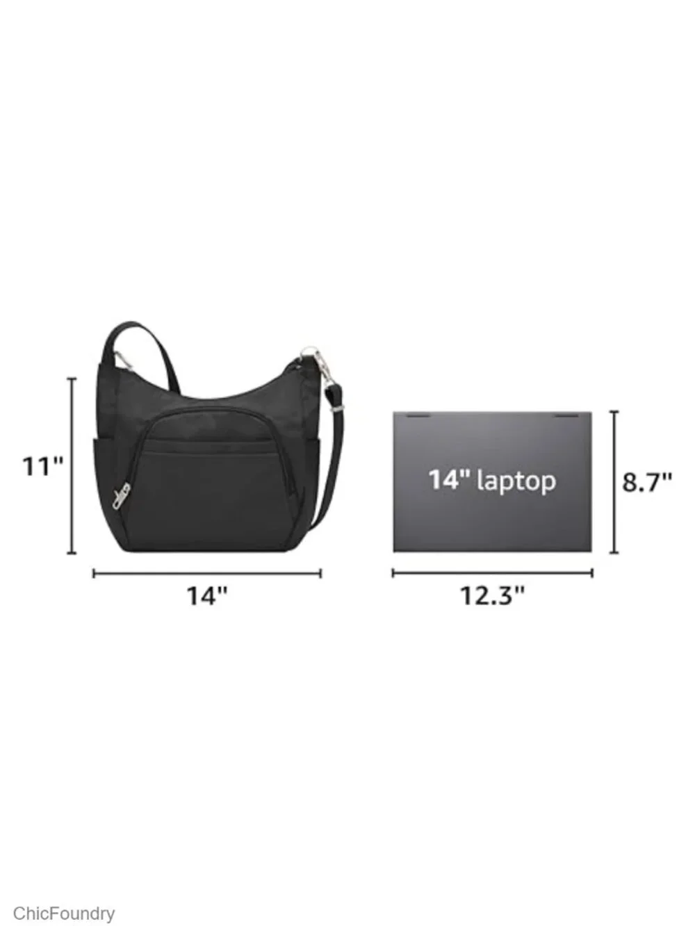Anti-theft Classic Crossbody Bucket Bag with RFID Blocking